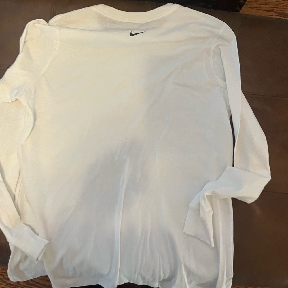 Nike White Long Sleeve Top